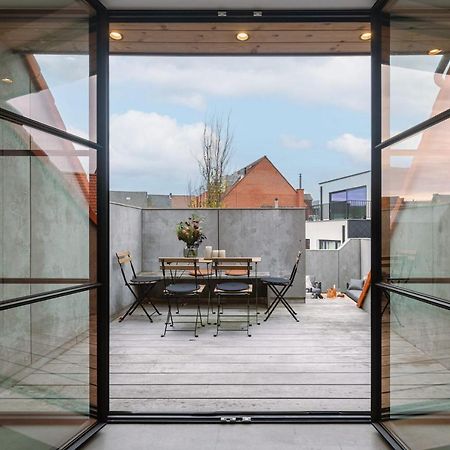 Beautiful Luxurious Mansion With Several Terraces Kortrijk Exterior photo